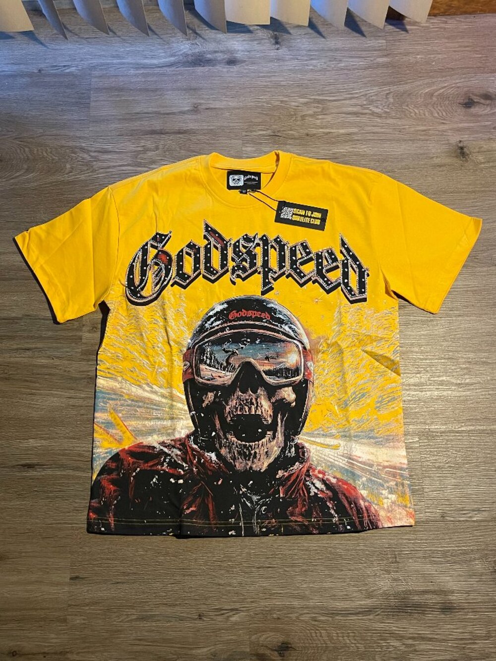 (NEW)GODSPEED(YELLOW/RED)T-SHIRT.
